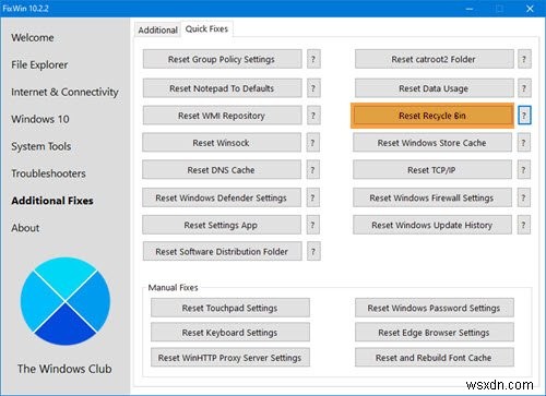 Thùng rác bị hỏng trong Windows 11/10 