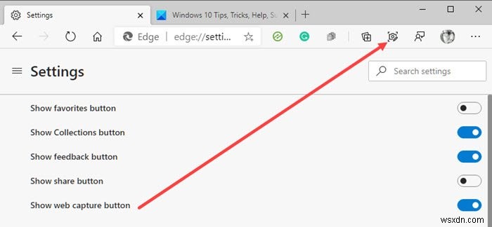 Cách sử dụng Web Capture trong Microsoft Edge trên Windows 10 