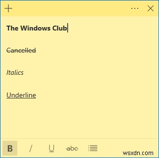 Sticky Notes trong Windows 10:Mẹo sử dụng, lưu, định dạng, sao lưu, khôi phục 