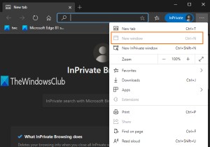 Cách đặt Microsoft Edge luôn khởi động ở chế độ InPrivate 