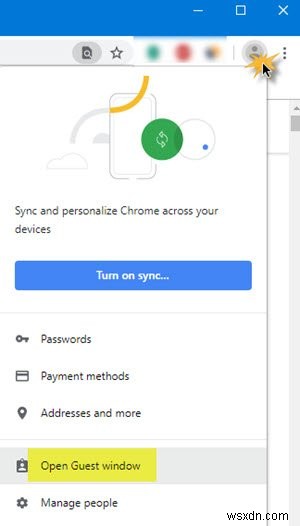 Cách luôn mở Chrome ở Chế độ khách trong Windows 11/10 