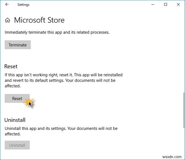 Sửa lỗi Microsoft Store 0x8004e108 trên Windows 10 