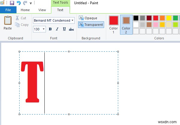 Cách thêm văn bản và thay đổi màu phông chữ trong Microsoft Paint trong Windows 11/10 