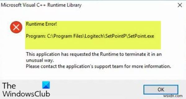 Sửa lỗi Logitech Setpoint Runtime trên Windows 10 