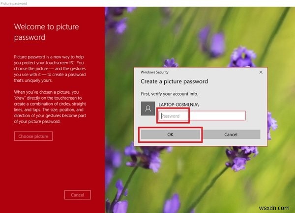 Cách thiết lập Mật khẩu Hình ảnh trong Windows 10 