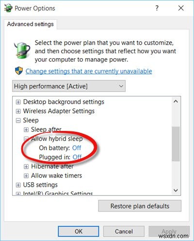 Máy tính sẽ không thức dậy từ Chế độ ngủ - Windows 11/10 