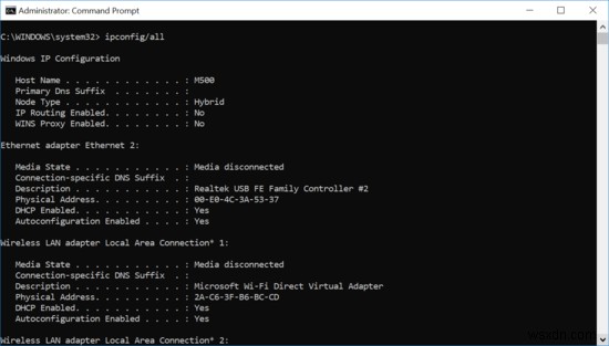 Quản lý mạng không dây bằng Command Prompt trong Windows 11/10 