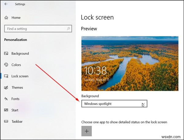 Cách bật tùy chọn Windows Spotlight Like What You See 