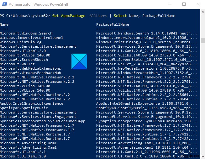 Cách tạo danh sách các chương trình đã cài đặt bằng PowerShell trên Windows 10 