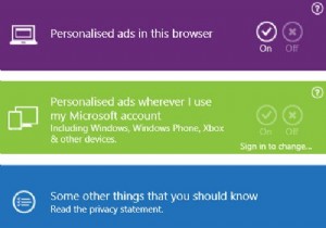 Quản lý và cá nhân hóa các tùy chọn quảng cáo trong các sản phẩm của Microsoft 