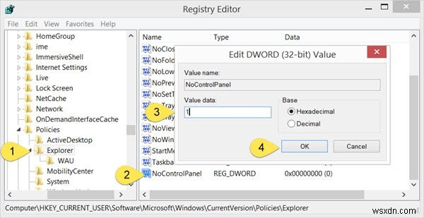 Hạn chế quyền truy cập vào Bảng điều khiển và và Cài đặt trong Windows 11/10 