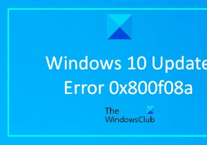 Sửa lỗi cập nhật Windows 0x800f08a 