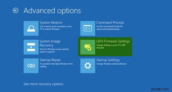 Cách khởi động máy tính Windows vào phần mềm UEFI hoặc BIOS 