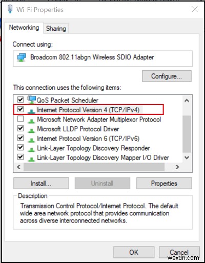Tắt hoặc Bật DHCP cho Ethernet hoặc Wi-Fi trong Windows 11/10 