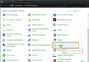 Cách xóa hoặc thêm Services.msc vào Control Panel trong Windows 11/10 