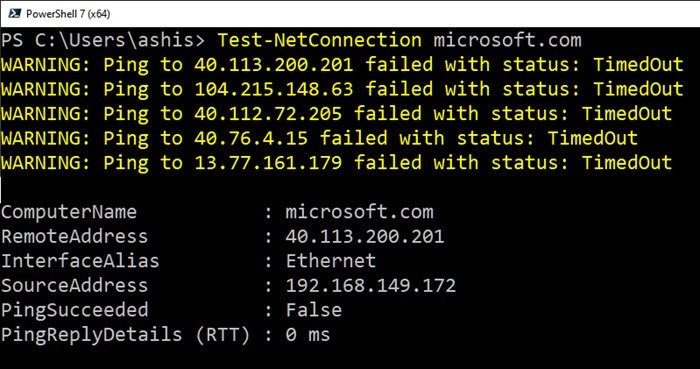 Khắc phục sự cố kết nối mạng Windows Server qua PowerShell 