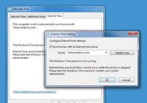 Windows Time Service không hoạt động. Đồng bộ hóa thời gian không thành công với lỗi 