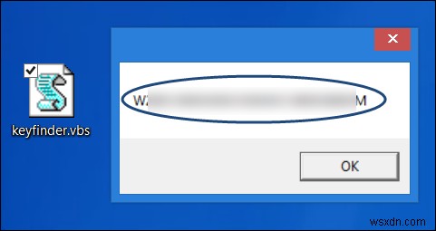 Cách tìm Khóa sản phẩm Windows bằng VB Script trong Windows 11/10 