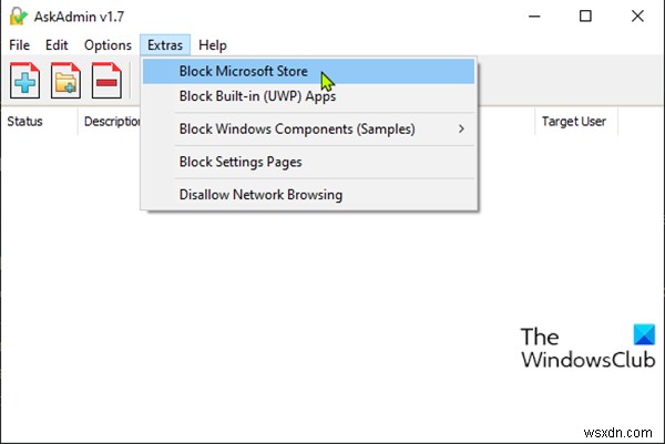 Cách tắt Microsoft Store trong Windows 10 bằng ứng dụng AskAdmin 