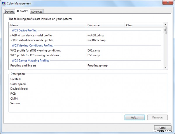 Cách tạo và quản lý Hồ sơ màu mới trong Windows 11/10 