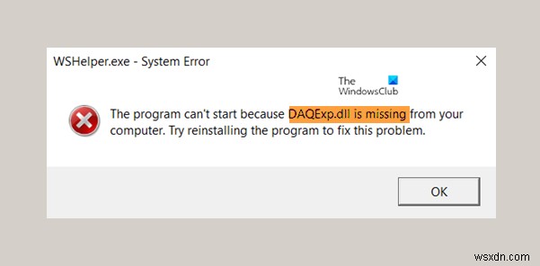 Cách sửa lỗi DAQExp.dll bị thiếu trên Windows 10 