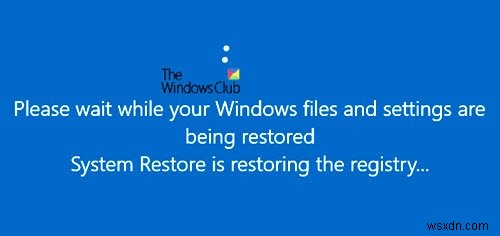 Điều gì xảy ra nếu bạn làm gián đoạn Khôi phục Hệ thống hoặc Đặt lại Windows 11/10 
