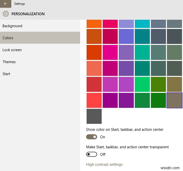 Cách thêm màu tùy chỉnh cho Thanh tác vụ trong Windows 11/10 