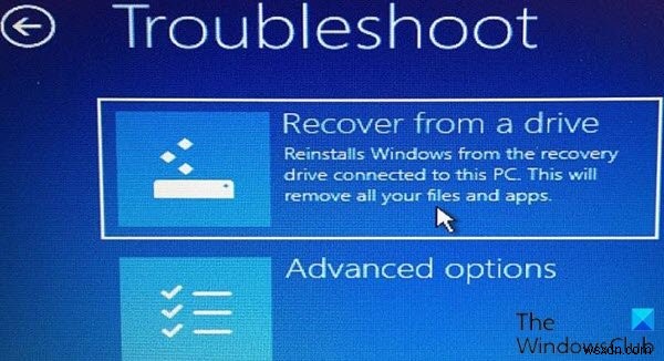 Cách sử dụng Recovery Drive để khôi phục máy tính Windows 11/10 