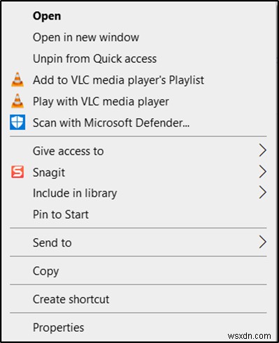 Cách xóa mục Khôi phục phiên bản trước khỏi menu Ngữ cảnh trong Windows 10 