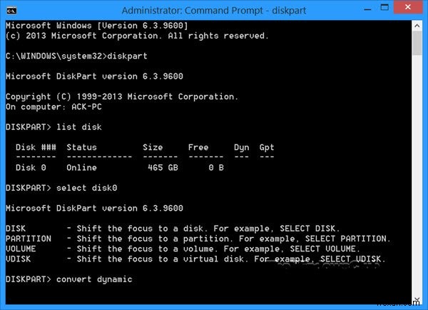 Cách chuyển đổi Đĩa cơ bản thành Đĩa động trong Windows 11/10 