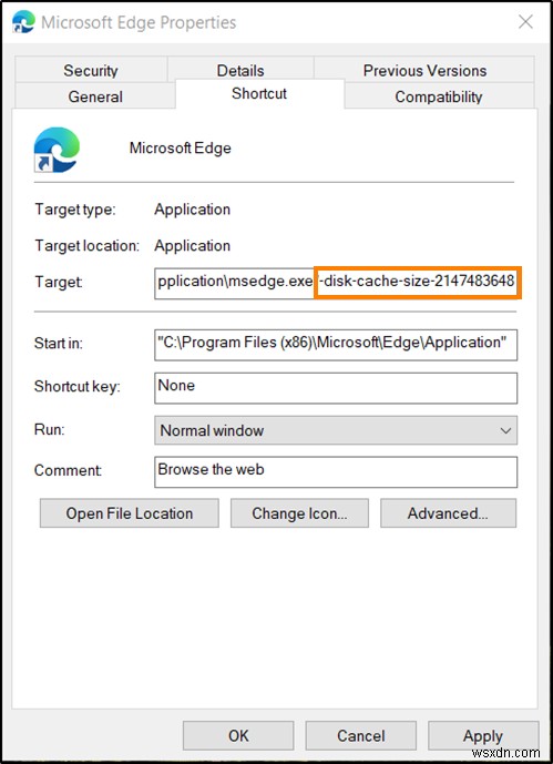 Cách thay đổi kích thước bộ nhớ cache của Microsoft Edge trong Windows 11/10 