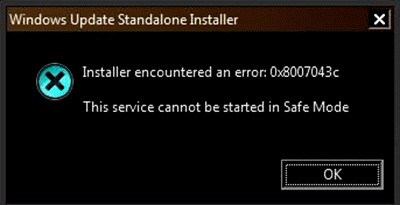 Cách khắc phục lỗi Windows Update 0x8007043c 