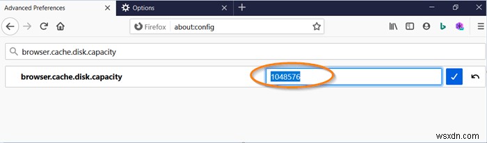 Cách thay đổi kích thước bộ nhớ cache của Firefox trong Windows 11/10 
