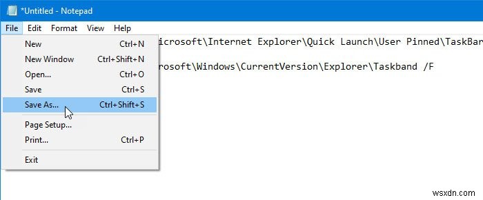 Cách xóa tất cả Ứng dụng đã ghim và Đặt lại Thanh tác vụ trong Windows 11/10 
