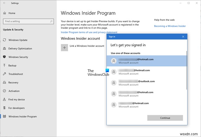 Cách đăng ký Chương trình Người dùng nội bộ Windows và tải Bản dựng bản xem trước Người dùng nội bộ Windows 11/10 