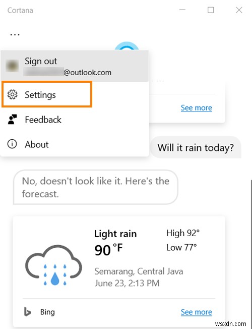 Cách nói hoặc nhập vào Cortana trong Windows 10 