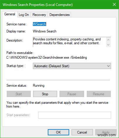 Cách khắc phục việc sử dụng Đĩa cao hoặc CPU của Trình chỉ mục tìm kiếm trong Windows 11/10 