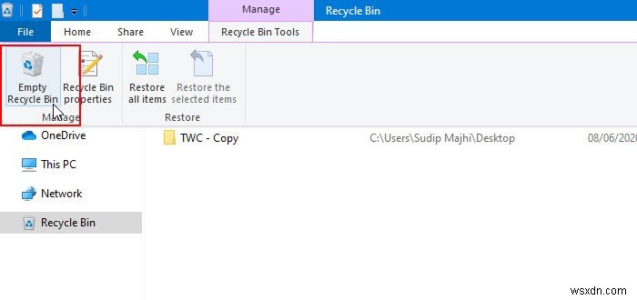 Cách dọn sạch Thùng rác trong Windows 11/10 theo 6 cách khác nhau 