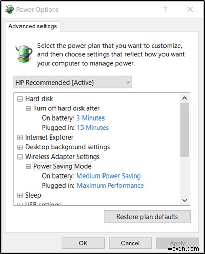 Sự cố Công tắc tiết kiệm điện đã được thay đổi trên Windows 11/10 