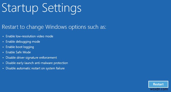 Khôi phục hệ thống không hoạt động sau khi cập nhật Windows 