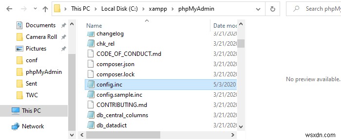 Cách thay đổi mật khẩu phpMyAdmin trên XAMPP 