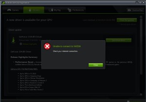 Khắc phục lỗi Không thể kết nối với NVIDIA trong Windows 11/10 