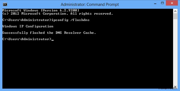 Cách xóa DNS Cache trong Windows 11/10 