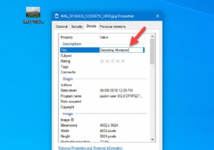 Cách chỉnh sửa hoặc thêm Siêu dữ liệu vào tệp Ảnh &Video trong Windows 11/10 