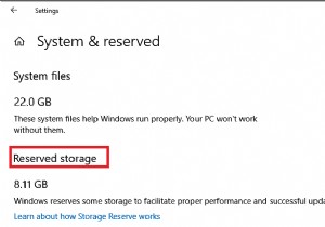 Lệnh DISM để Tắt hoặc Bật Bộ nhớ Dự trữ trong Windows 11/10 