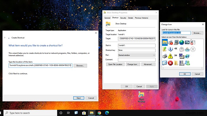 Cách truy cập Màn hình nền trên PC Windows 11/10 