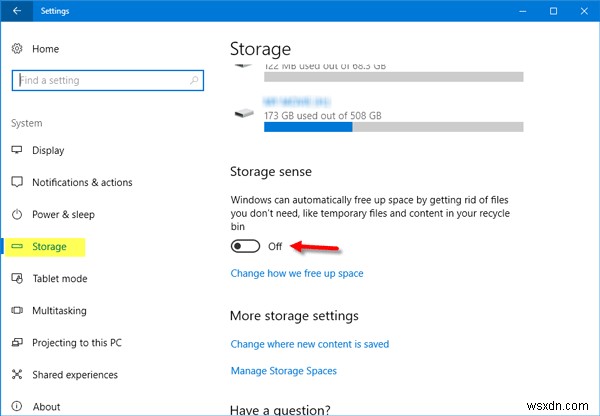 Tự động xóa các tệp rác bằng Storage Sense trong Windows 11/10 
