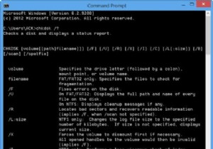Tùy chọn Dòng lệnh ChkDsk, Công tắc, Tham số trong Windows 11/10 