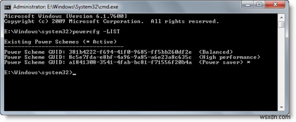 Cách sao lưu hoặc khôi phục các gói nguồn mặc định trong Windows 11/10 