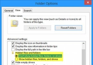 Tệp và thư mục ẩn bị thiếu hoặc không hoạt động trong Windows 11/10 